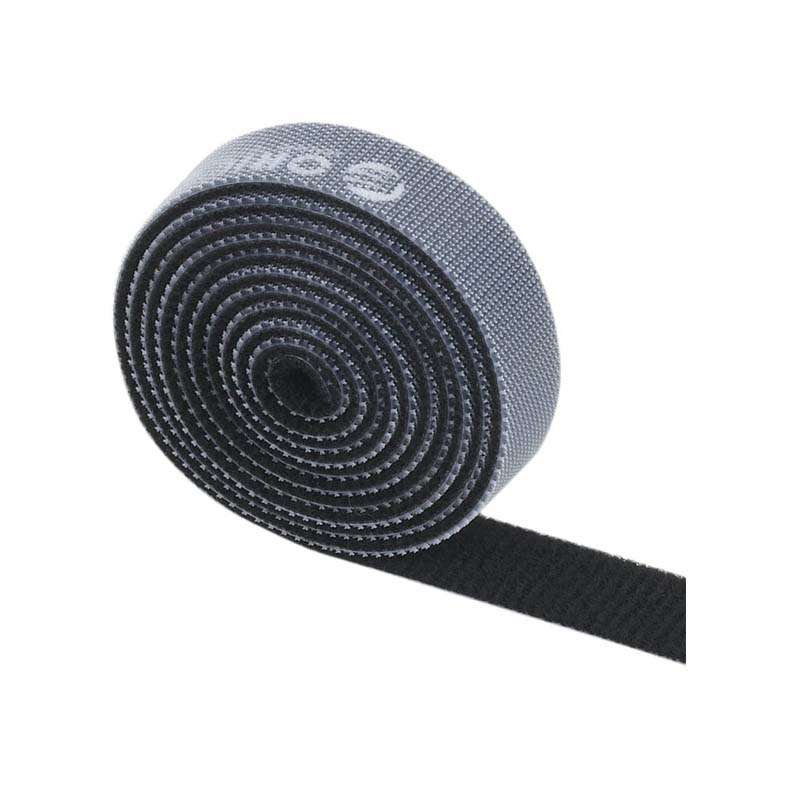 Orico 1m Hook and Loop Cable Management Tie - Black
