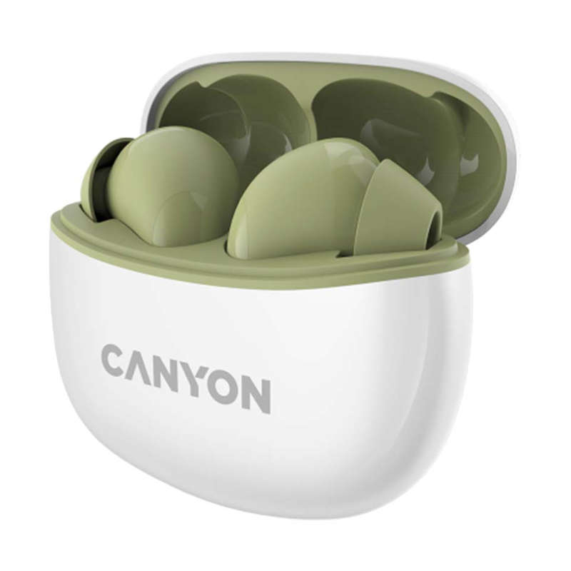 Canyon TWS-5 Wireless Bluetooth In-ear Headset - Green