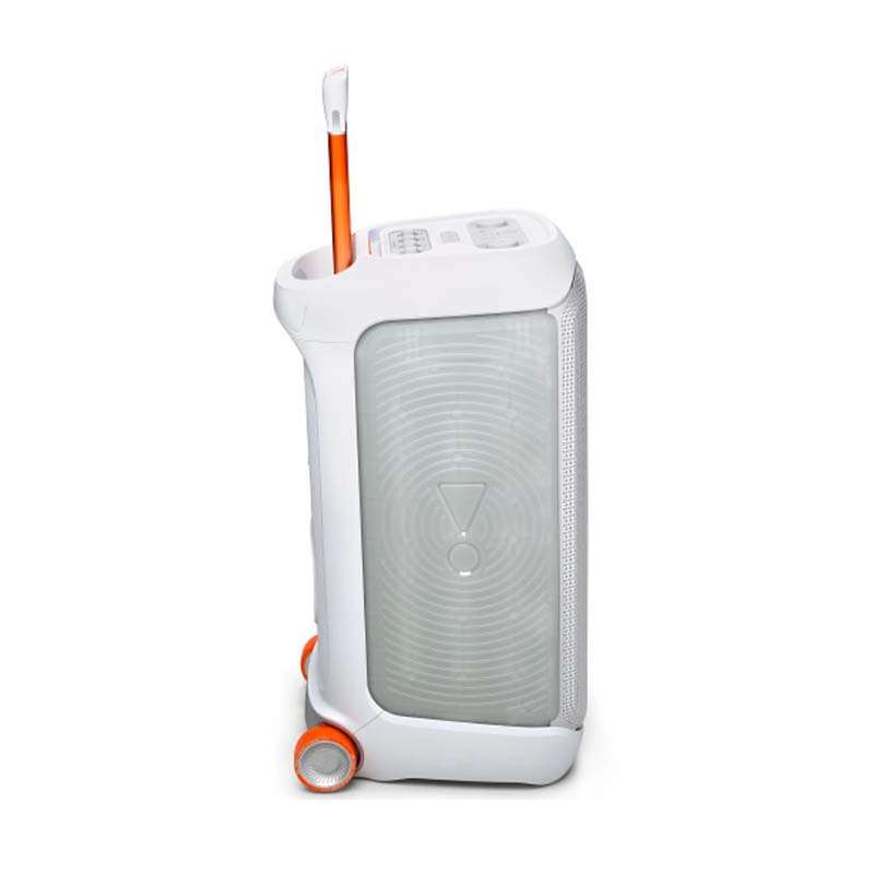 JBL Partybox Stage 320 Portable Party Speaker with Wheels - White