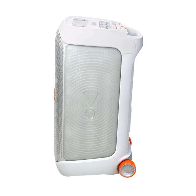 JBL Partybox Stage 320 Portable Party Speaker with Wheels - White