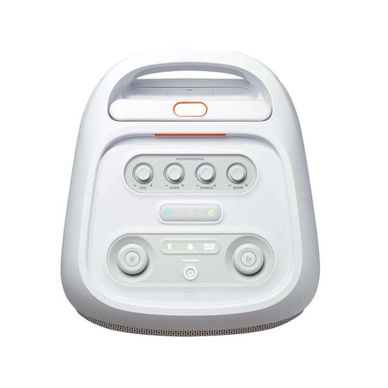 JBL Partybox Stage 320 Portable Party Speaker with Wheels - White