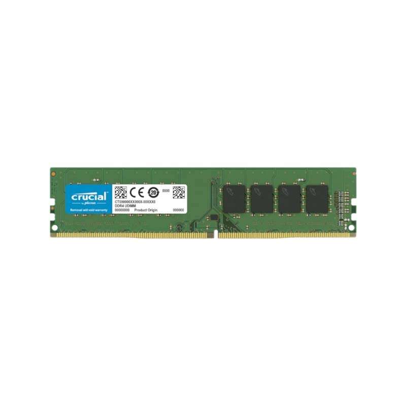 Crucial 4GB 2666MHz DDR4 Single Rank Desktop Memory - Green