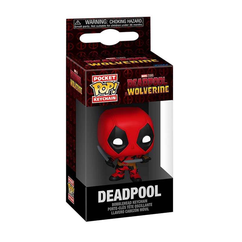 Funko Pop! Pop Keychain: Deadpool Wolverine - Deadpool with Swords