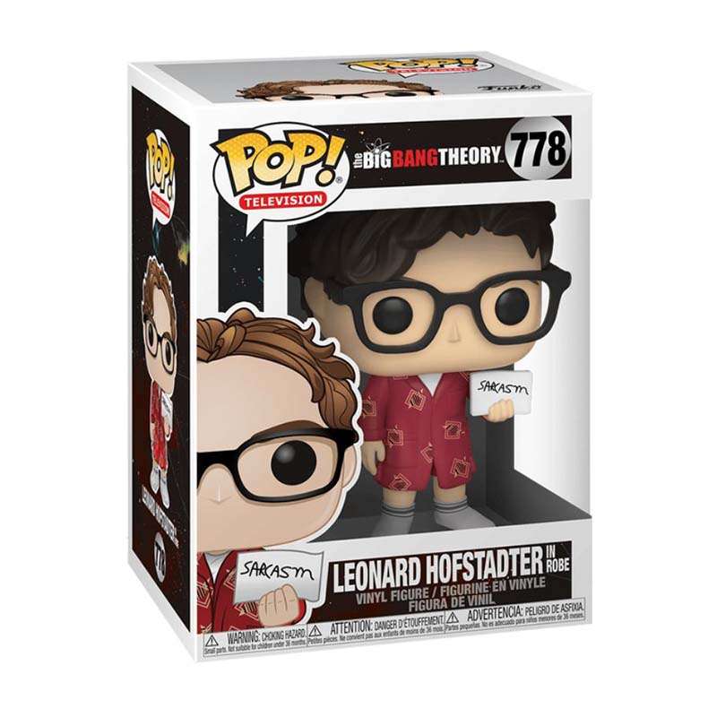 Funko Pop! Television: The Big Bang Theory S2 - Leonard Hofstadter in Robe
