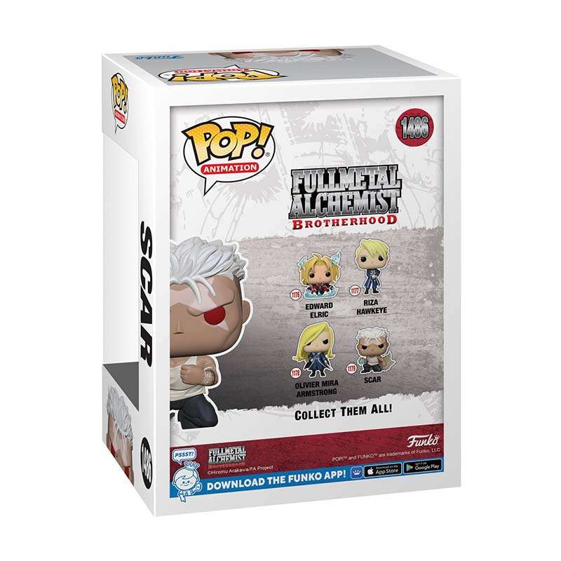 Funko Pop! Animation: Fullmetal Alchemist Brotherhood - Scar (Glows In The Dark) (Special Edition)