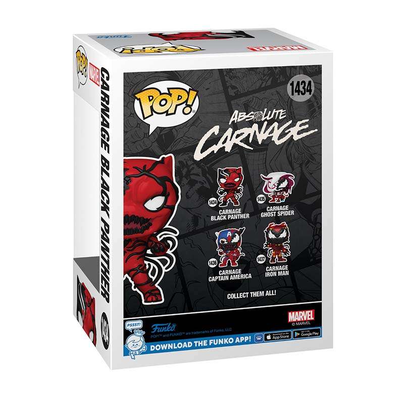 Funko Pop! Marvel: Carnage Black Panther