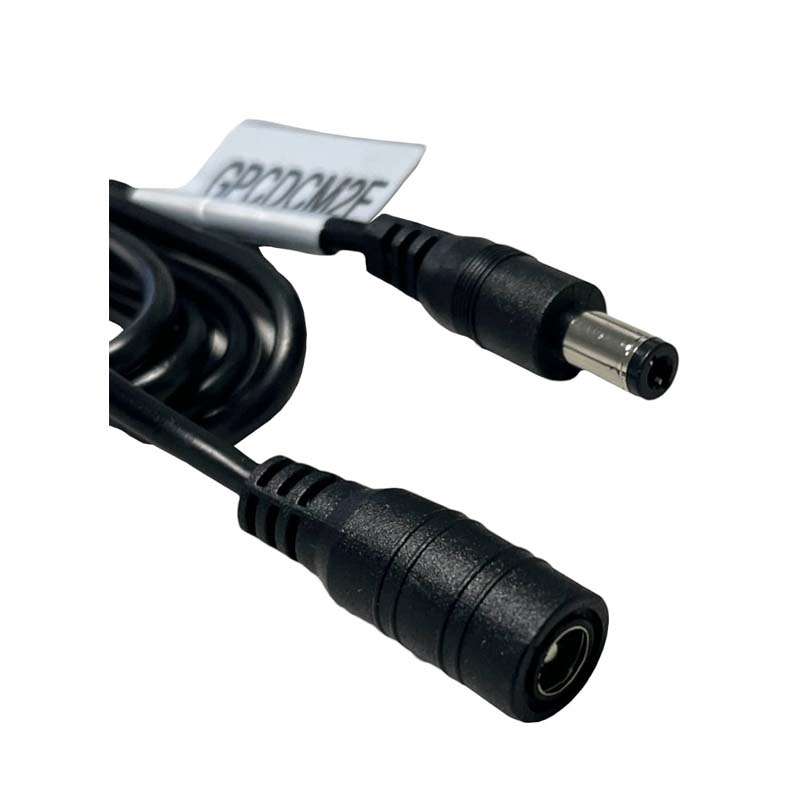 Gizzu DC 12V Male to Female 1.2M Power Cable - Black