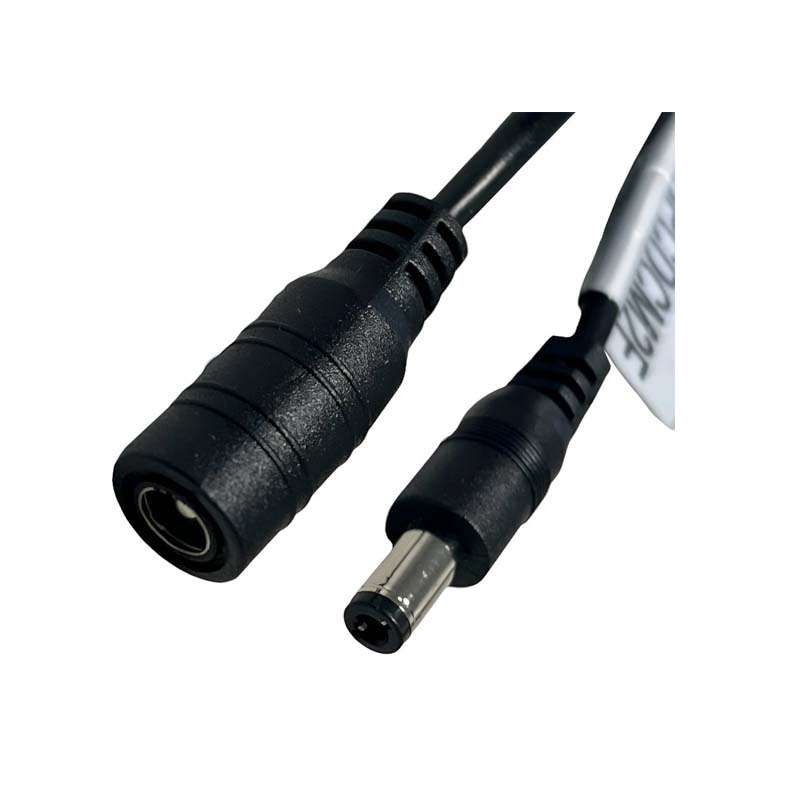 Gizzu DC 12V Male to Female 1.2M Power Cable - Black
