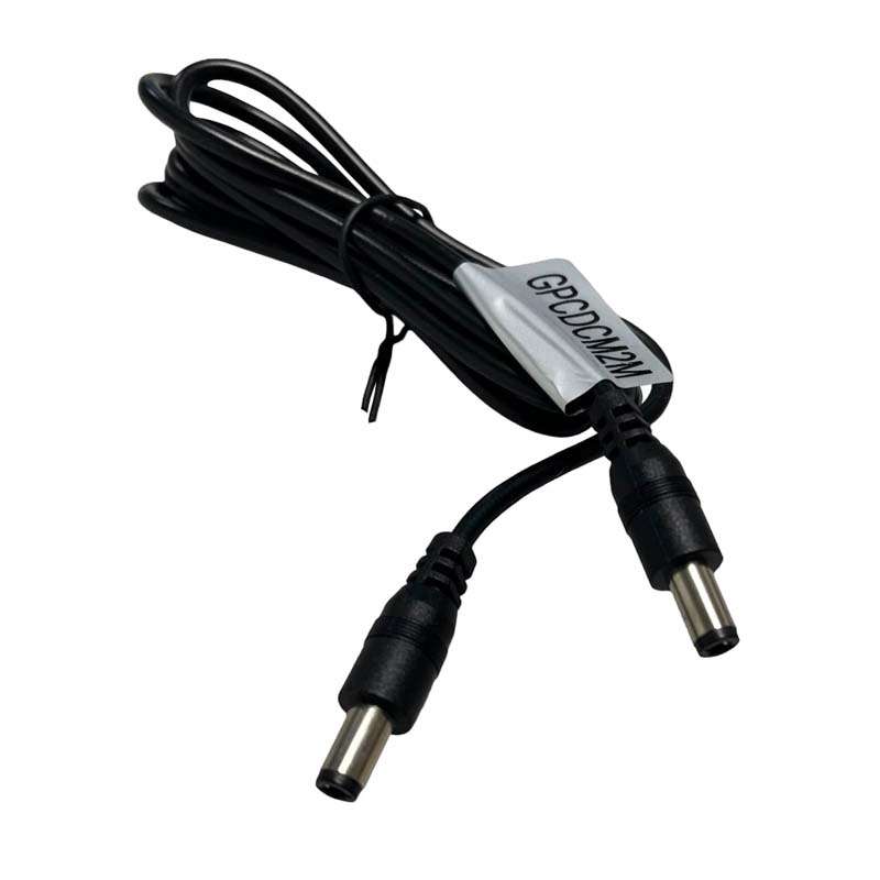 Gizzu DC 12V Male to Male 1.2M Power Cable - Black