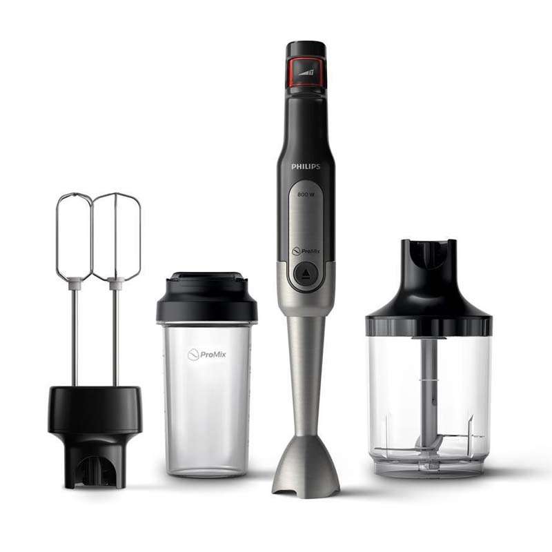 Philips Viva Collection Promix Handblender 800w Spiralizer - Black