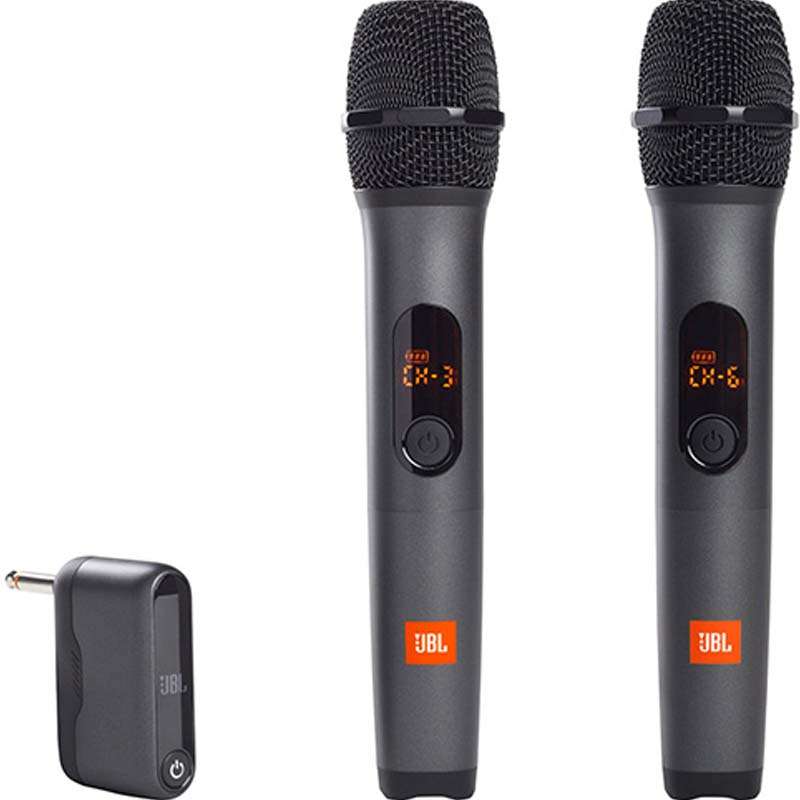 JBL Wireless Dynamic Vocal Mic - Black
