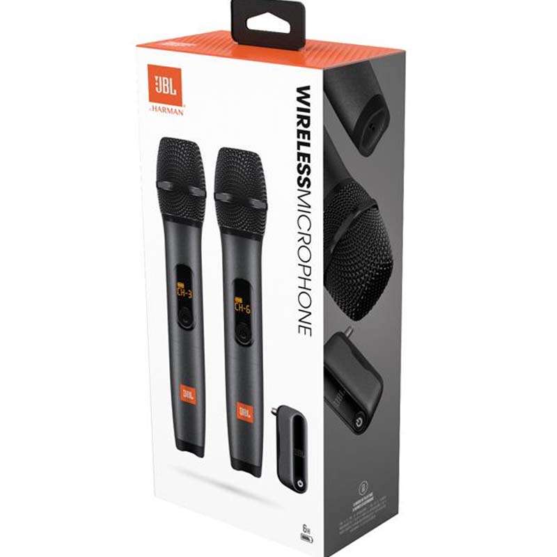 JBL Wireless Dynamic Vocal Mic - Black