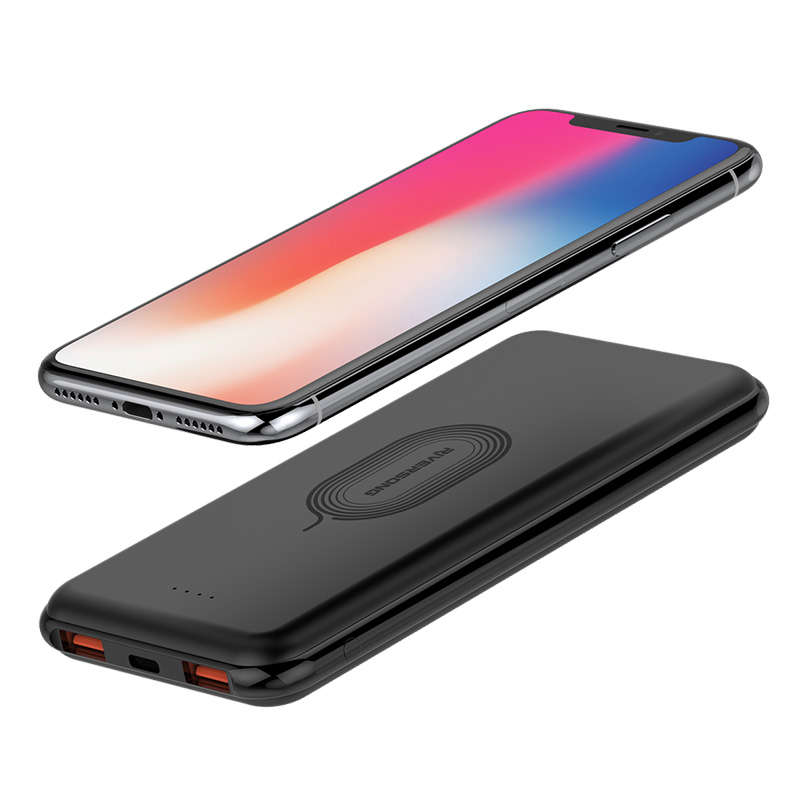 Riversong Gravity 8000mAh Wireless Power Bank - Black