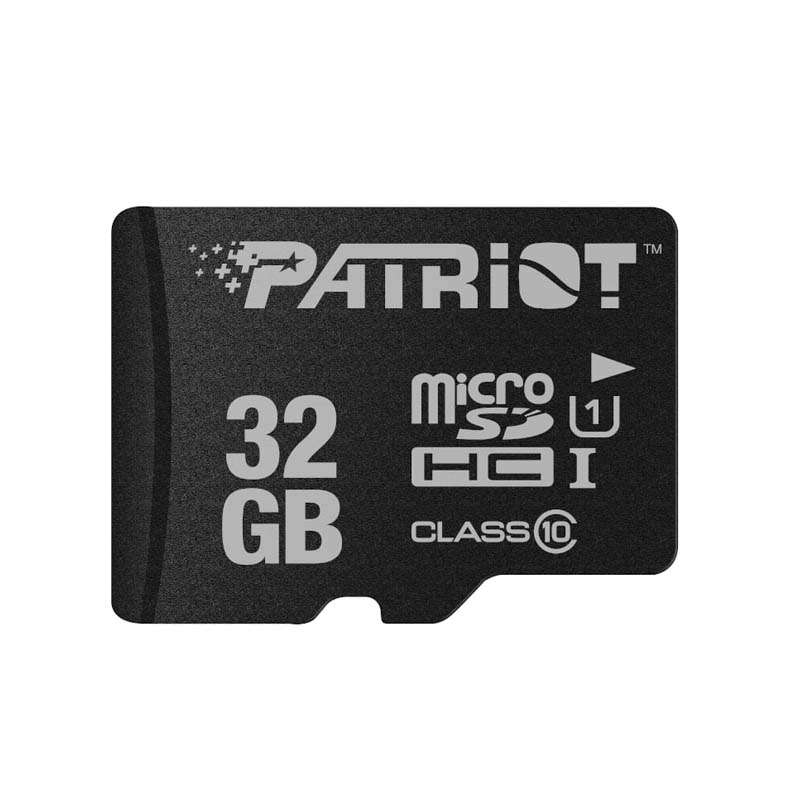 Patriot LX Class 10 32GB Micro SDHC Flash Memory Card - Black