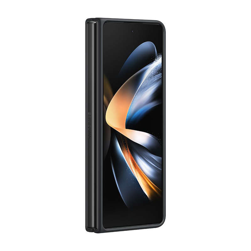 Samsung Galaxy Z Fold4 Leather Cover - Black