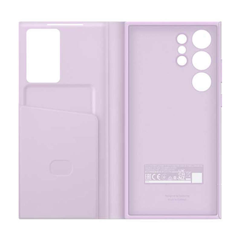 Samsung Galaxy S23 Ultra Smart View Wallet Case - Purple