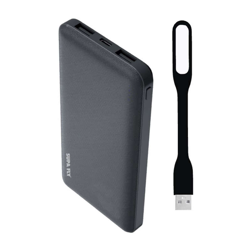 Supa Fly 10000mAh Powerbank with Free led Light