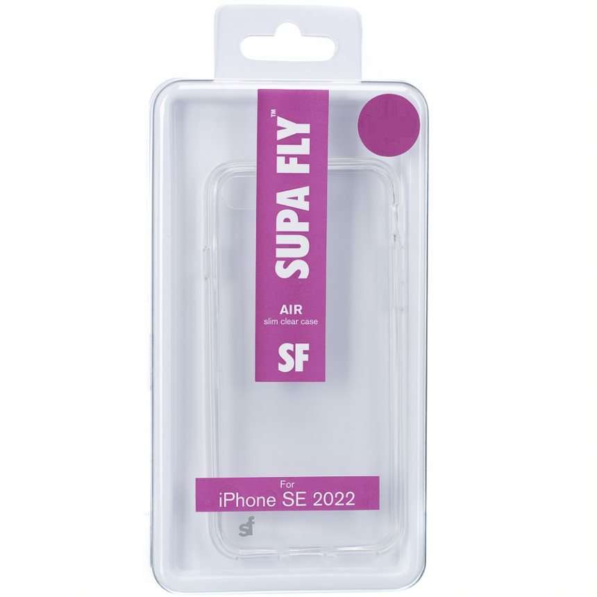 Superfly Air Slim Case iPhone SE 2022 - Clear