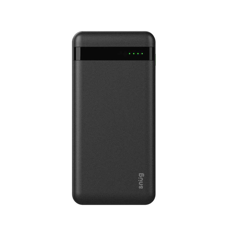 Snug 20 000mAh Compact LED2 Powerbank - Black