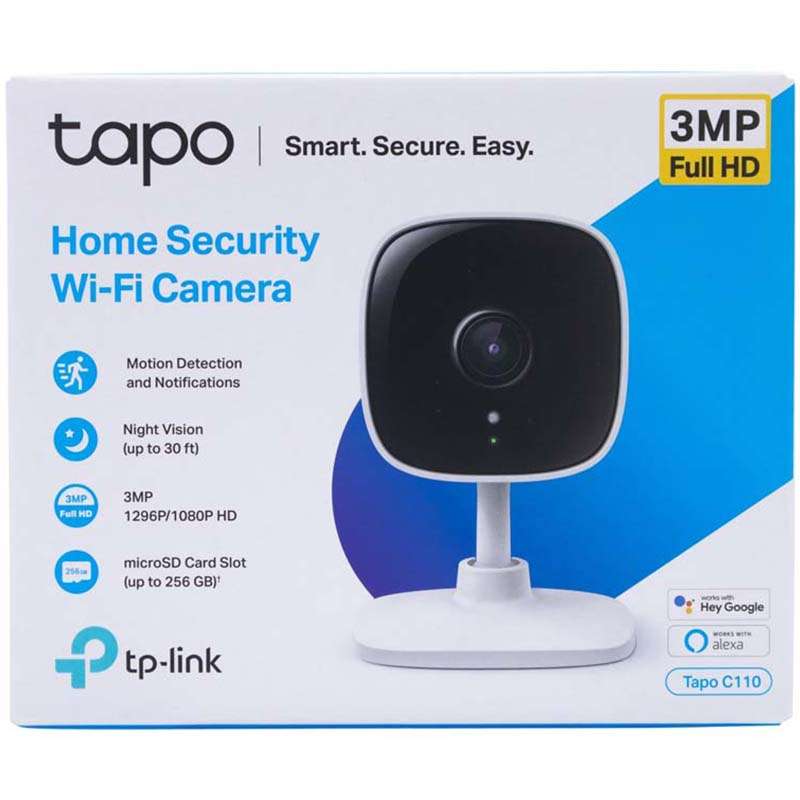 TP-Link Tapo C110 3MP Home Security Wi-Fi Camera