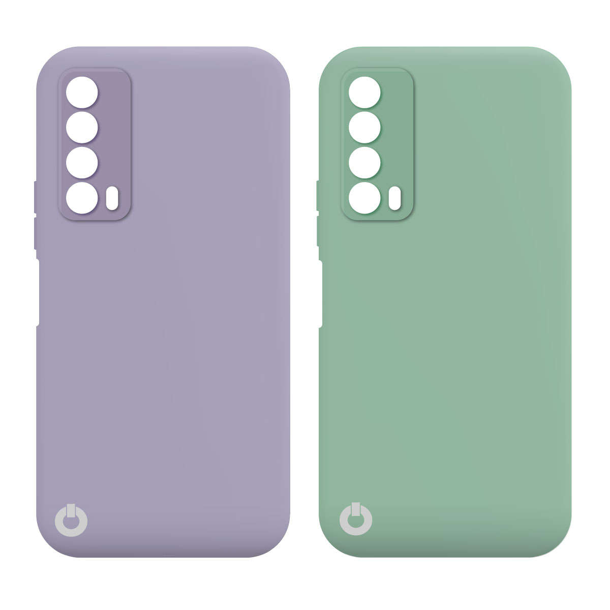 Toni Twin Silicone Case Huawei P Smart 2021 - Violet/Turquoise