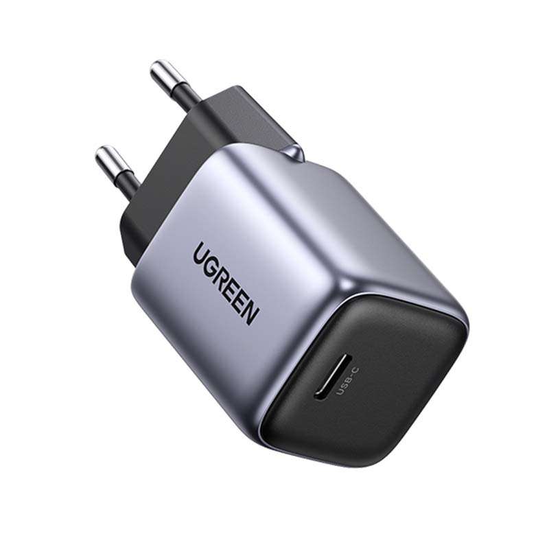 UGreen 1 Port GAN 30W PD Wall Charger - Black
