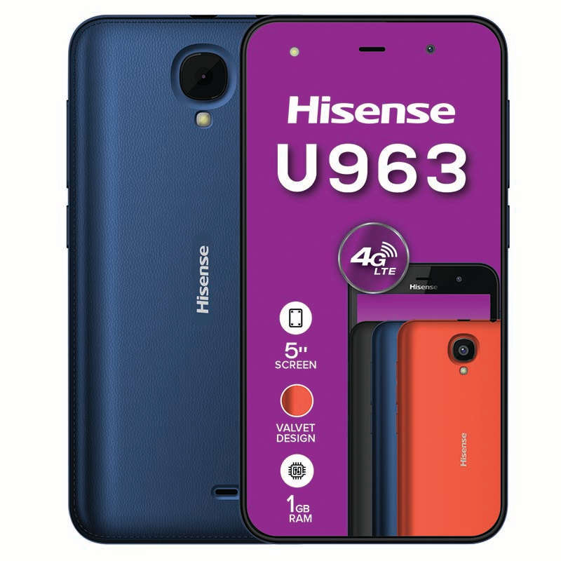 Hisense U963 Single Sim 8GB Network Locked - Blue
