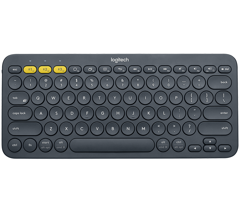 Logitech K380 Multi-Device Bluetooth Keyboard - Black