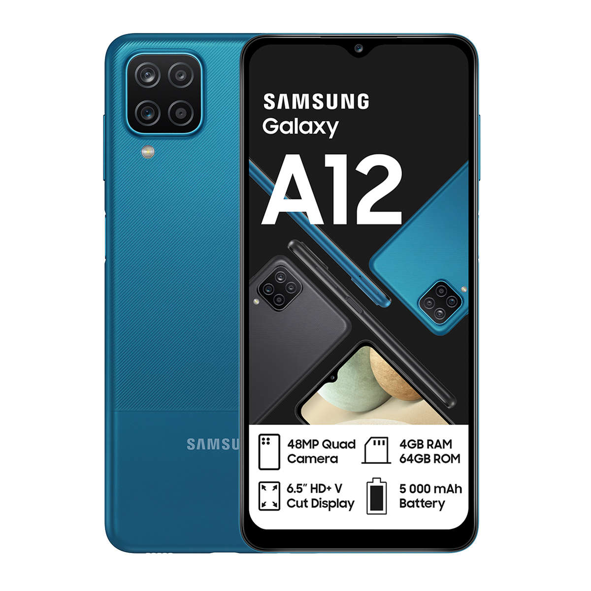 Samsung Galaxy A12 64GB Single Sim - Blue