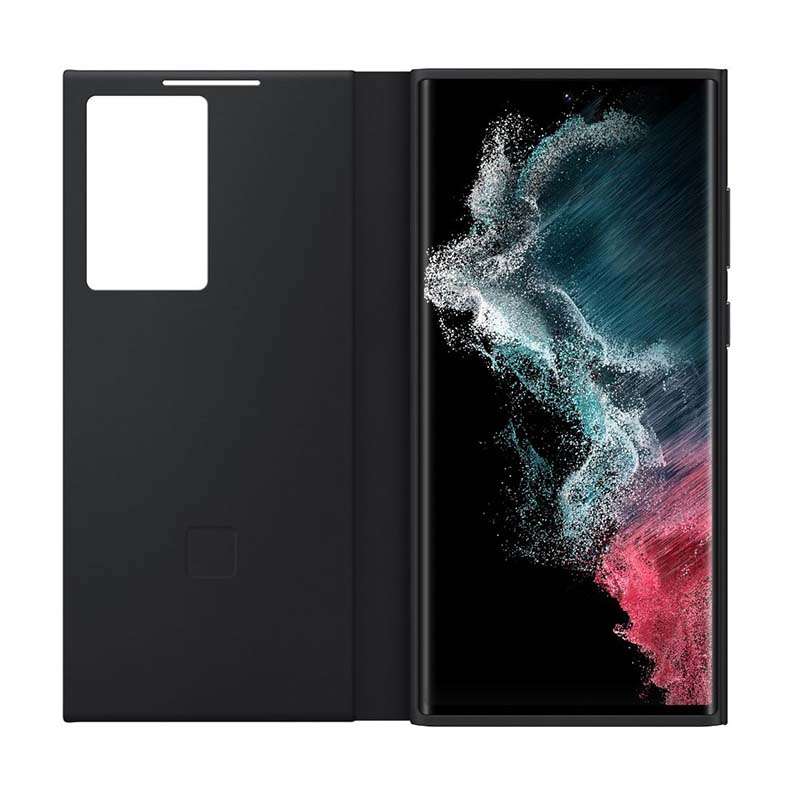 Samsung Galaxy S22 Ultra 5G Smart Clear View Case - Black