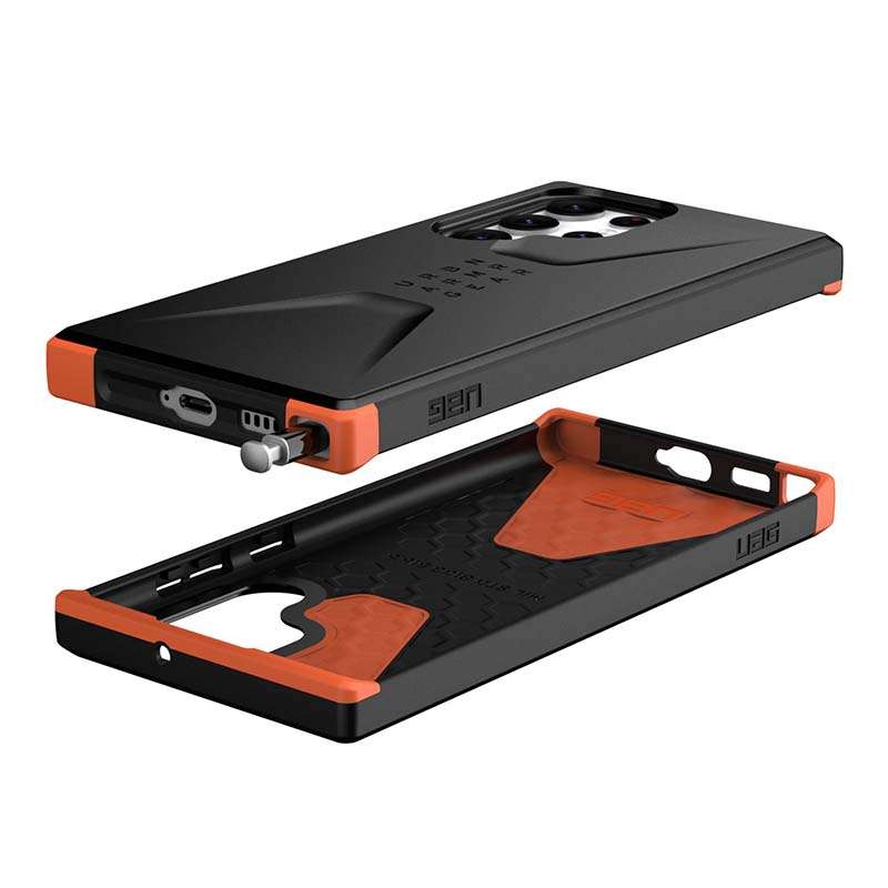 UAG Samsung Galaxy S22 Ultra 5G Civilian Case - Black