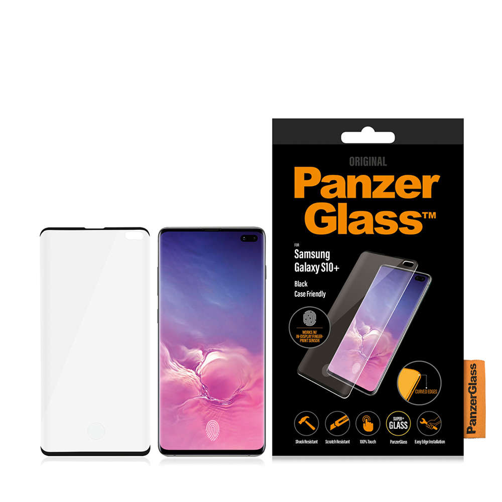 Panzerglass Samsung Galaxy S10 Plus Case Friendly - Black