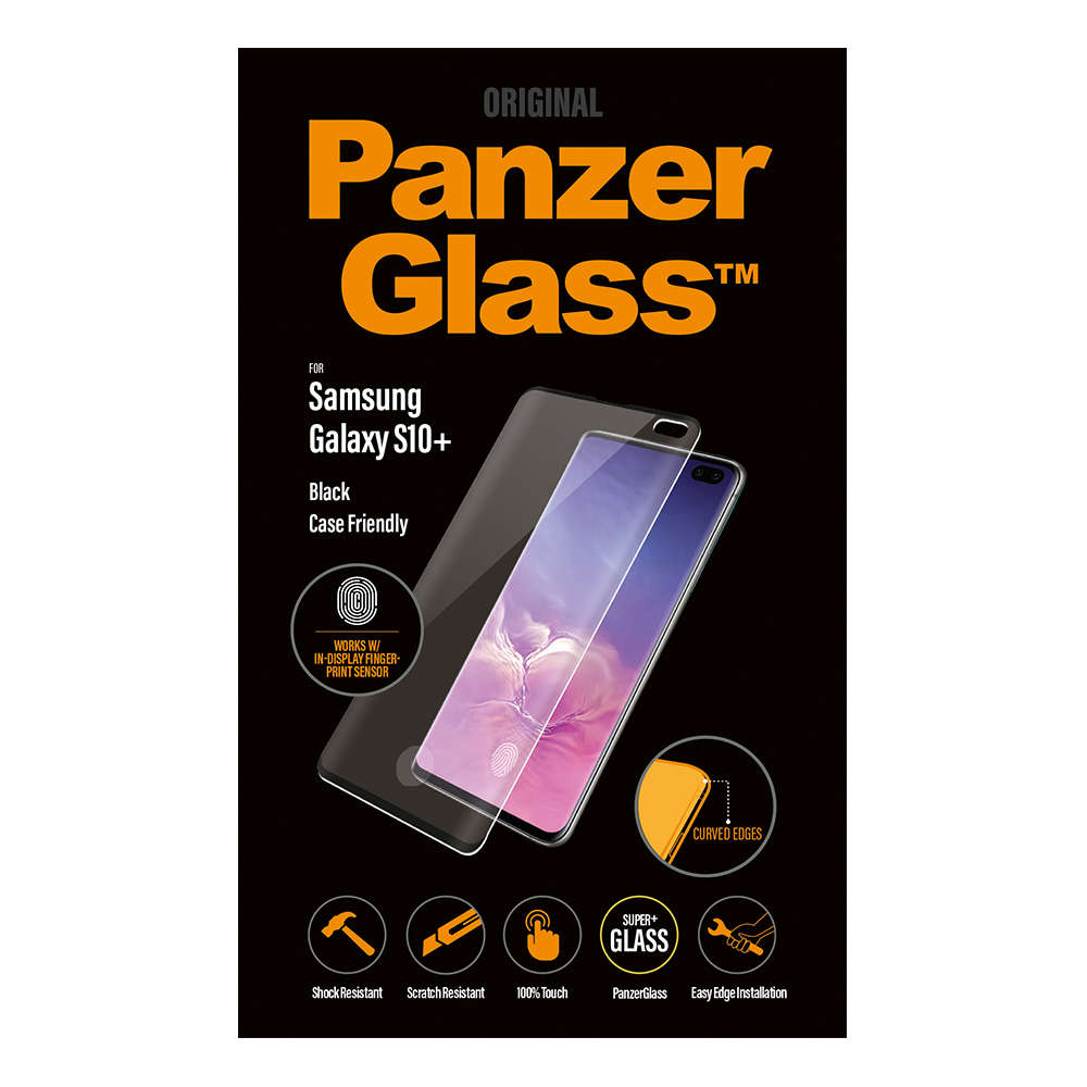 Panzerglass Samsung Galaxy S10 Plus Case Friendly - Black