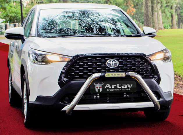 Toyota Corolla Cross Stainless Steel nudge bar