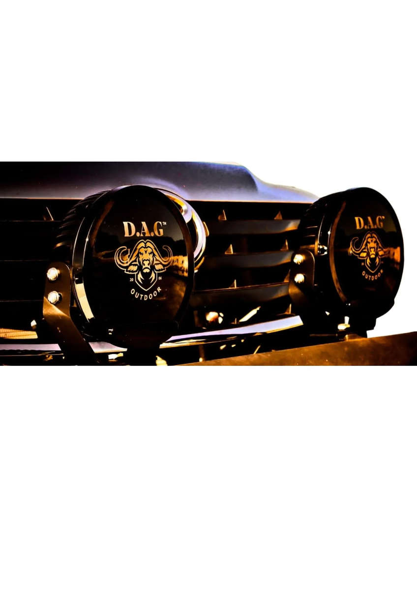DAG LED Spot light 90watt 7 Inch set with covers and wiring harness