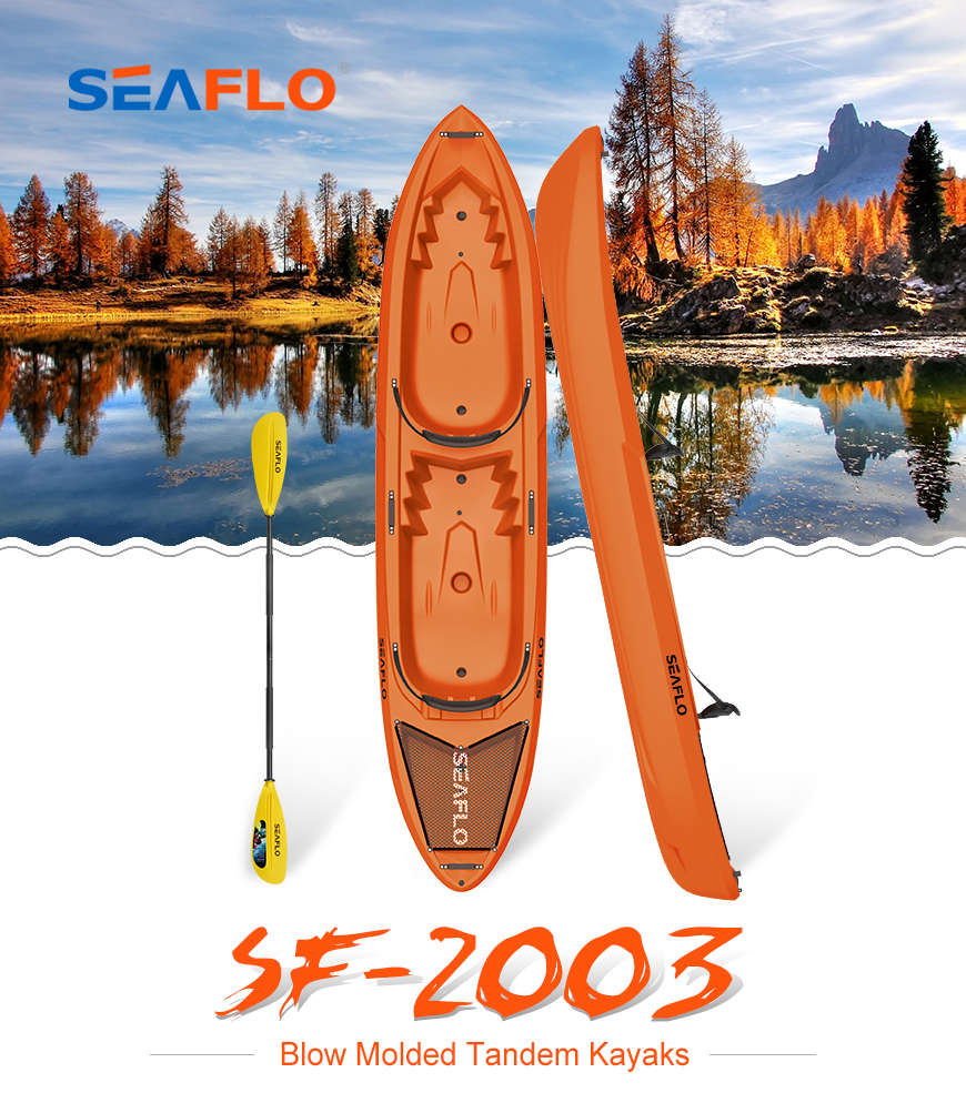 Seaflo Kayak Tandem - 2x Oars Includes 250kgs