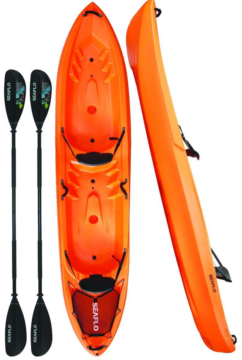 Seaflo Kayak Tandem - 2x Oars Includes 250kgs