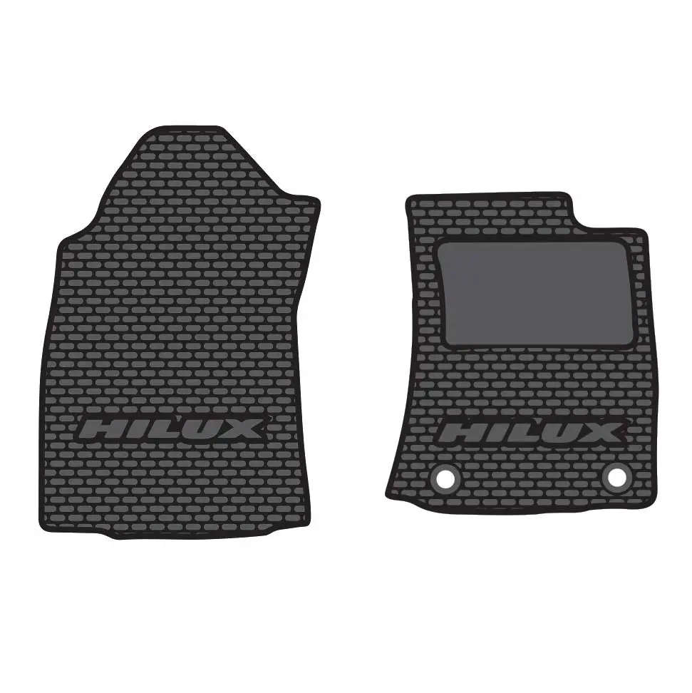 Toyota Hilux rubber mat set GD6 2015- ADDO - Single cab