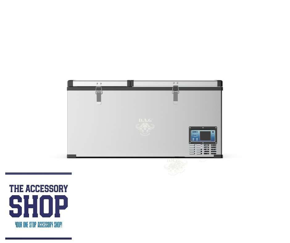 D.A.G 80L Camping Stainless Steel Double Door Fridge DAG
