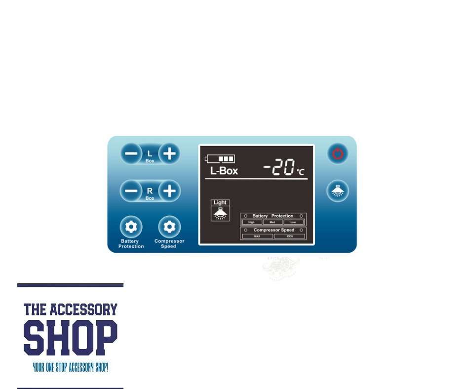 D.A.G 80L Camping Stainless Steel Double Door Fridge DAG