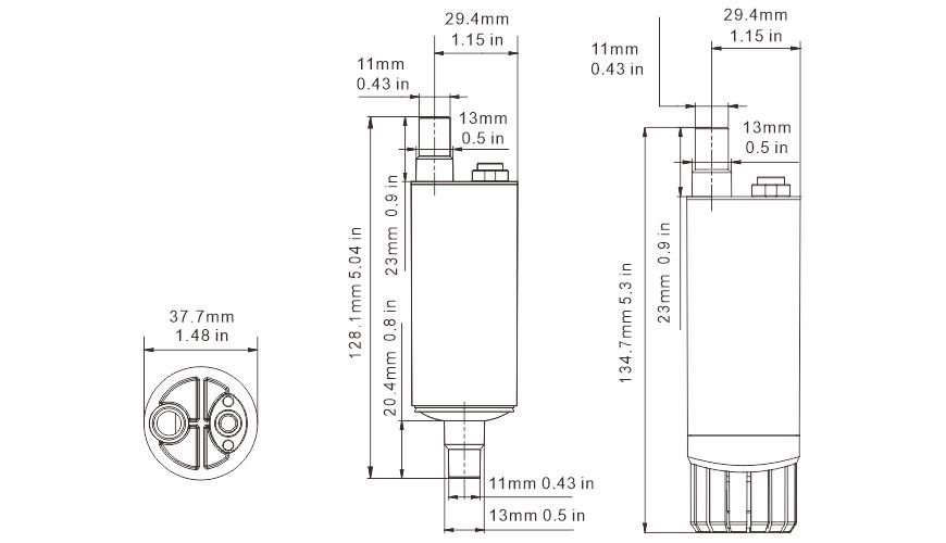 Seaflo Submersible inline pump 200gph