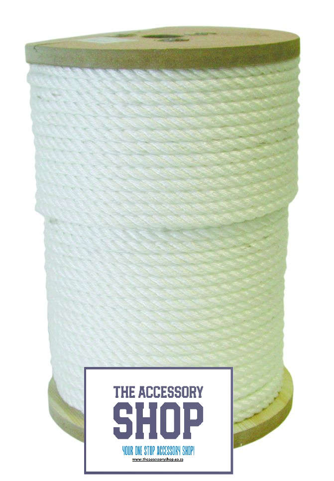 Anchor Rope Polypropylene - 10mm (sold per meter or 100m roll)