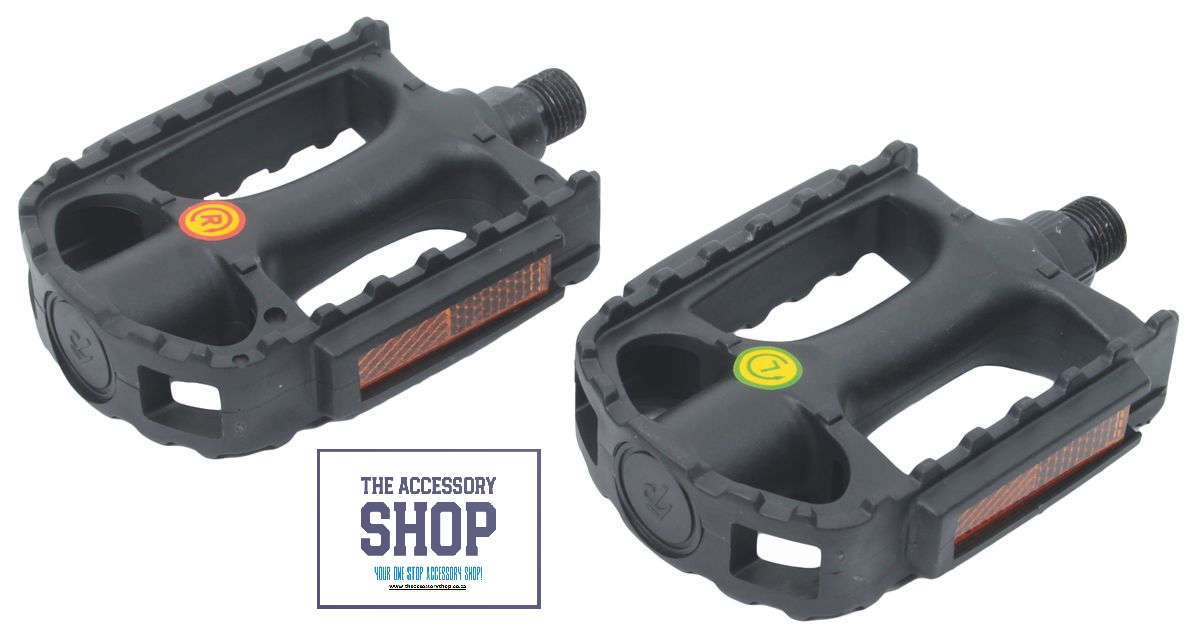 Nylon Bicycle Pedals - 9/16 Inch Thread - Set of 2