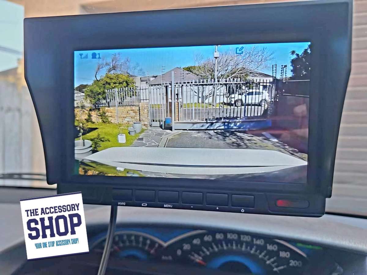 Back Up 7" Wireless WiFi Camera System with DVR Carsvan and trailer