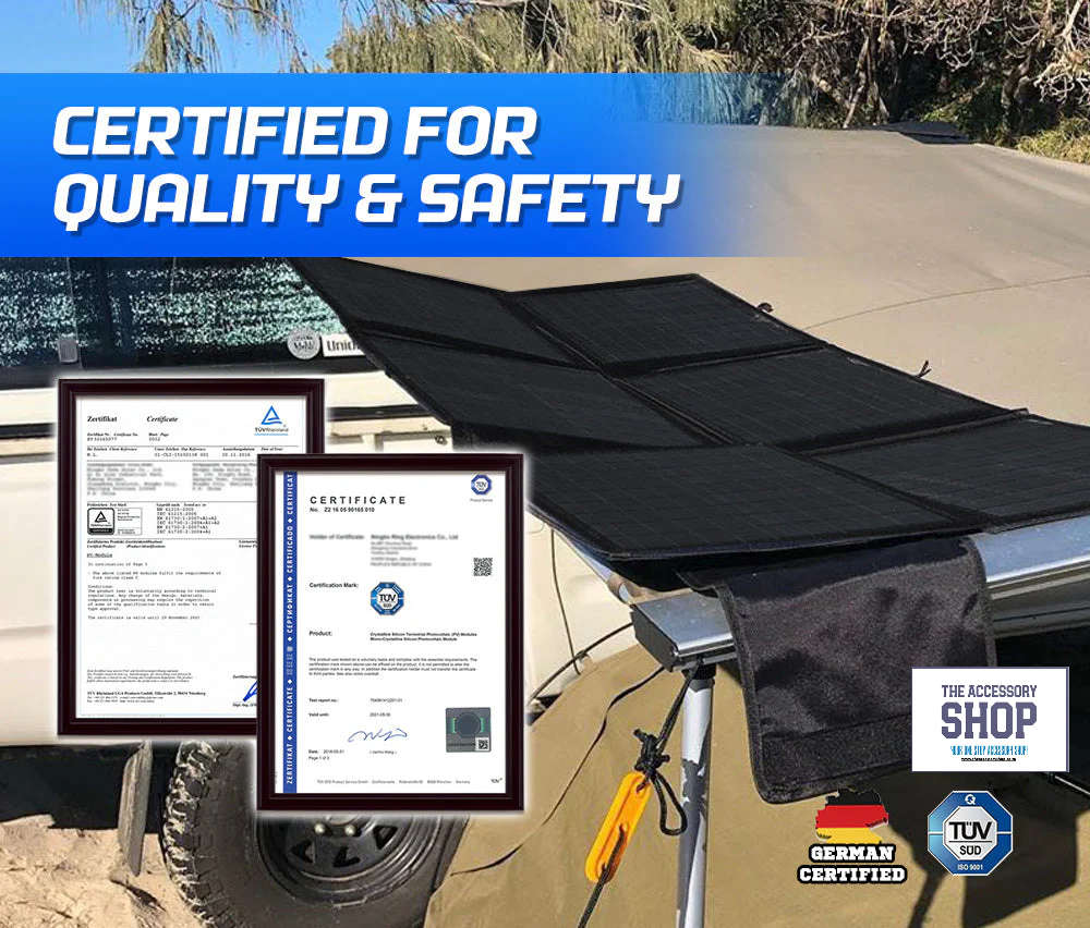 Solar Panel Blanket 300W 12V Folding Atem Power With Charge Controller