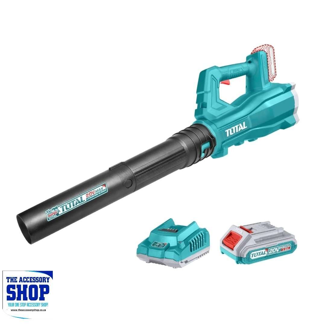 Blower Leaf -15000RPM- Lithium-Ion- (With Battery & Charger ) 20V  Total Tools