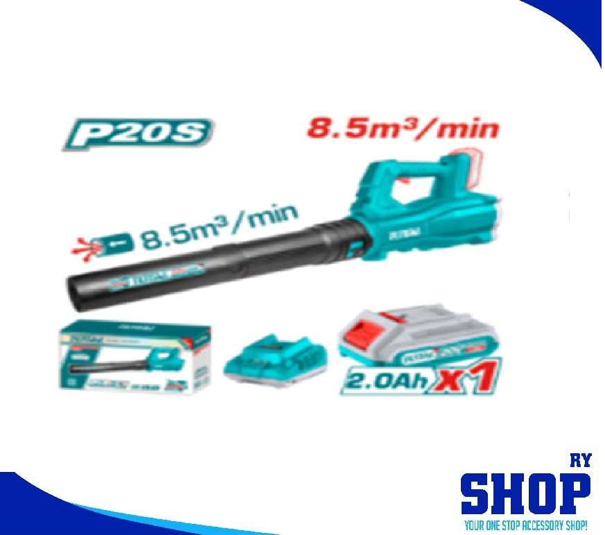 Blower Leaf -15000RPM- Lithium-Ion- (With Battery & Charger ) 20V  Total Tools