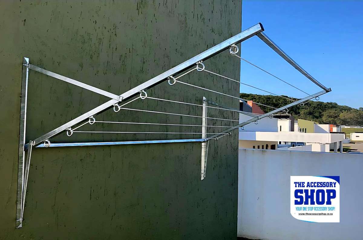 Wash Line, Folderable Galvanized 2m or 3m in length