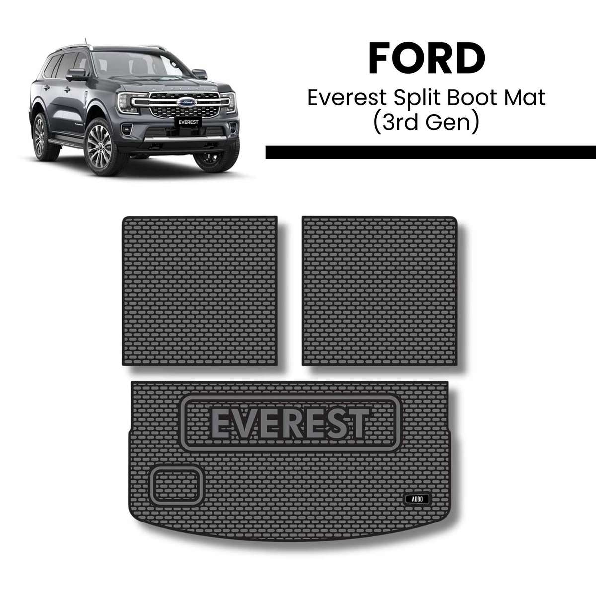 Ford Everest Split Boot Mat