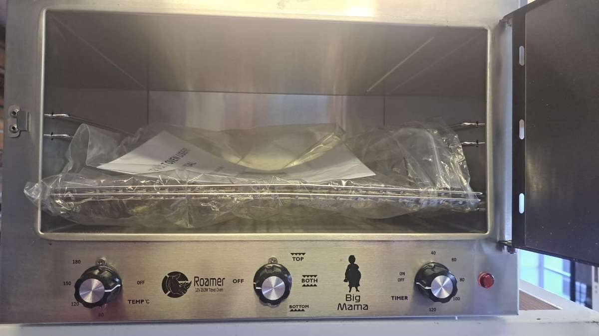 Oven 12v 260w 12v Stainless Steel  with timer